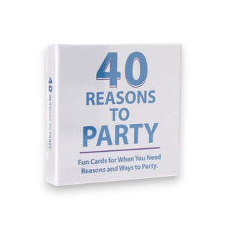 40 Reasons To Party Card Game by Kheper Games