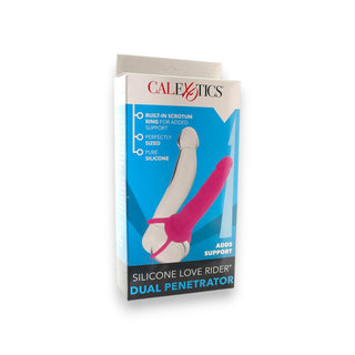 Silicone Love Rider Dual Penetrator by Calexotics