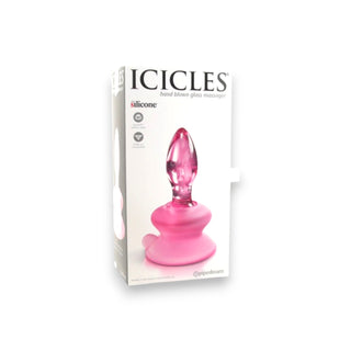 Pipedream Icicles No. 90 Glass Plug - Pink