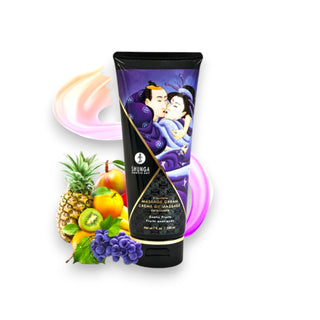 Shunga Kissable Massage Cream - Exotic Fruits 7oz
