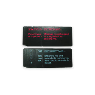 Bedroom Commands Card Game