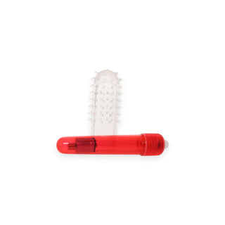 Travel Blaster Textured Bullet Vibe in Red