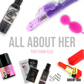 CHEEKY BOX CANADA - ALL ABOUT HER  ADULT MYSTERY BOX FOR WOMAN