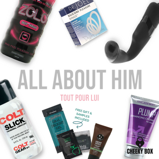 CHEEKY BOX CANADA - ALL ABOUT HIM - ADULT MYSTERY BOX FOR HIM