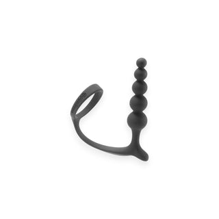 Anal Fantasy Ass-Gasm Beaded Cock Ring Plug
