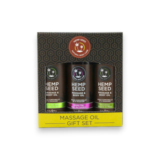 Cheeky Box canada - Hempseed Massage Oil Gift Trio