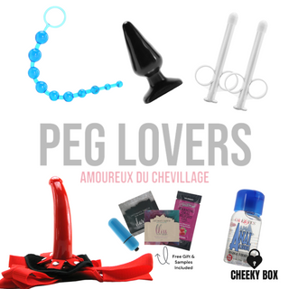 Cheeky Box Canada - Peg Lovers - Pegging Adult Box