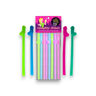 Cheeky Box Canada - Naughty Straws (Glow-in-the-Dark Penis)