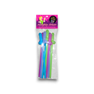 Cheeky Box Canada - Naughty Straws (Glow-in-the-Dark Penis)