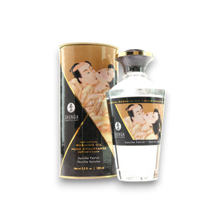 Shunga Aphrodisiac Warming Oil in Vanilla Fetish